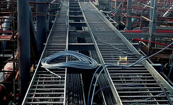 Ladder Cable Trays in Shipyard Australia