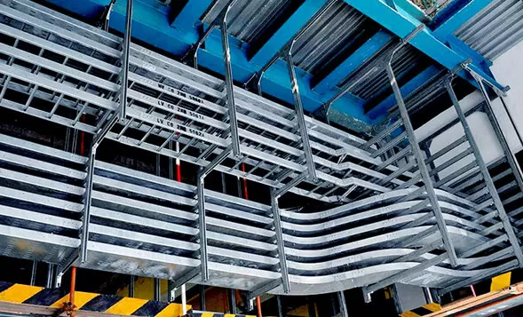 Perforated Cable Trays in Pharmaceutical Factory Singapore